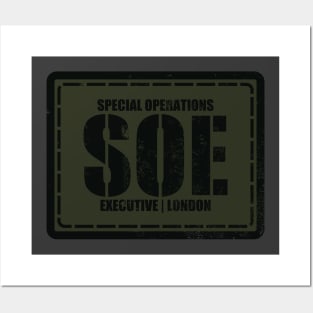 WW2 SOE Special Operations Executive (distressed) Posters and Art